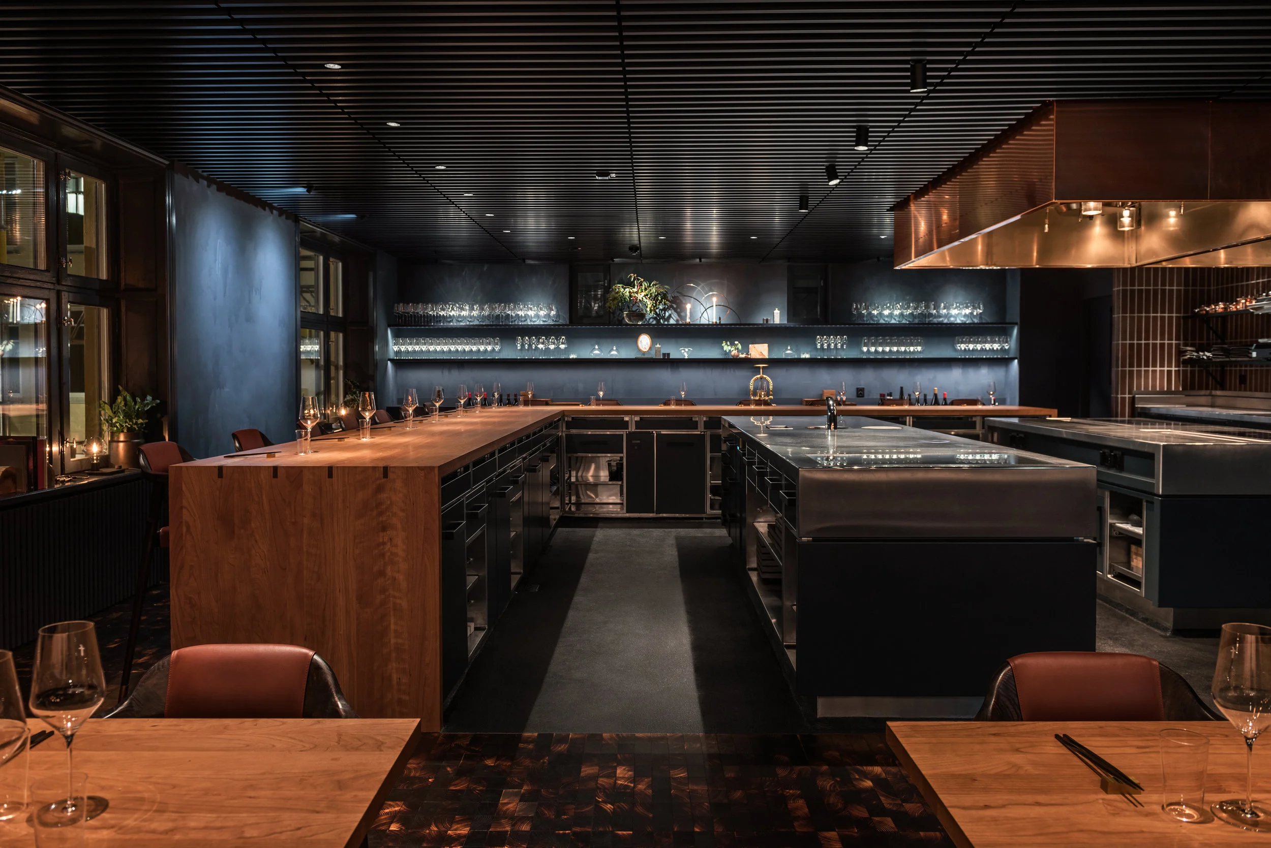Frantzéns restaurang, ljussatt av Sofie Bamberg och Anna Ekberg / Foto: Erik Lefvander