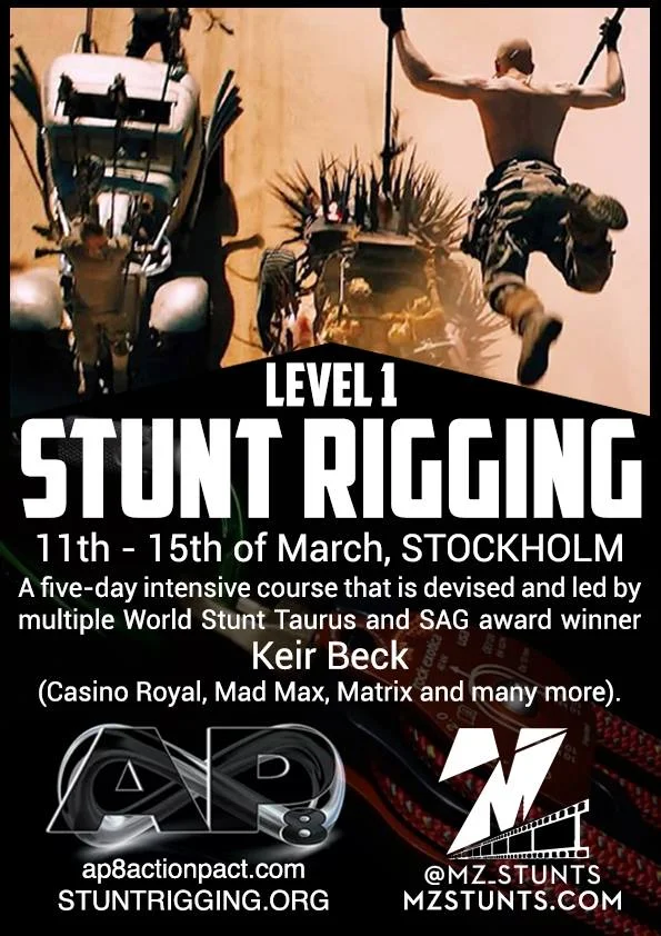KURS: Keir Beck kommer till Sverige för en workshop i stuntriggning