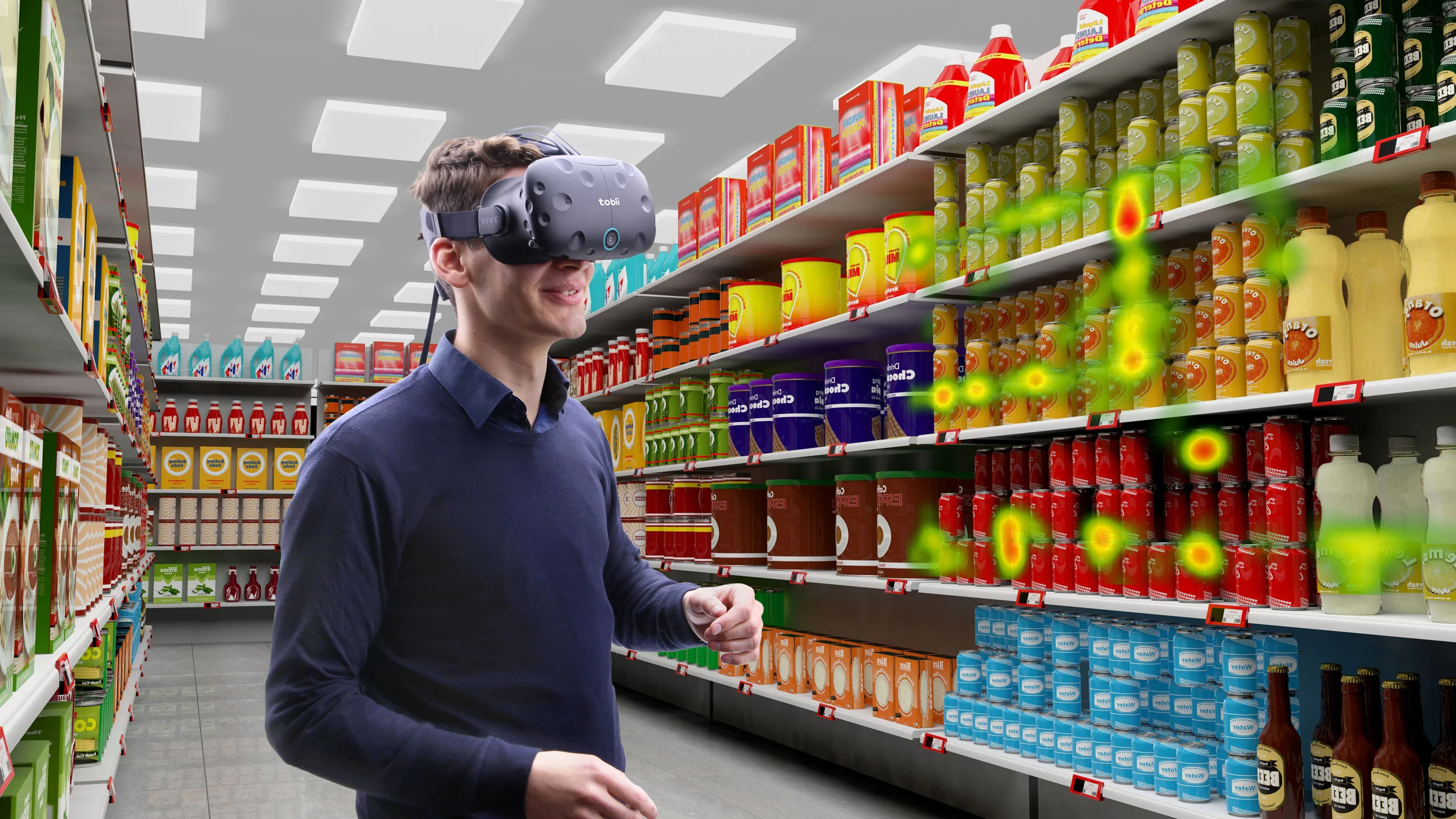 När det kommer till eyetracking och VR finns nu Tobii Pro VR Analytics, vilken gör det möjligt att bedriva eyetracking-studier i VR-miljöer i 3D. Bland annat när det kommer till förpackningsdesign och exponering i en butik.