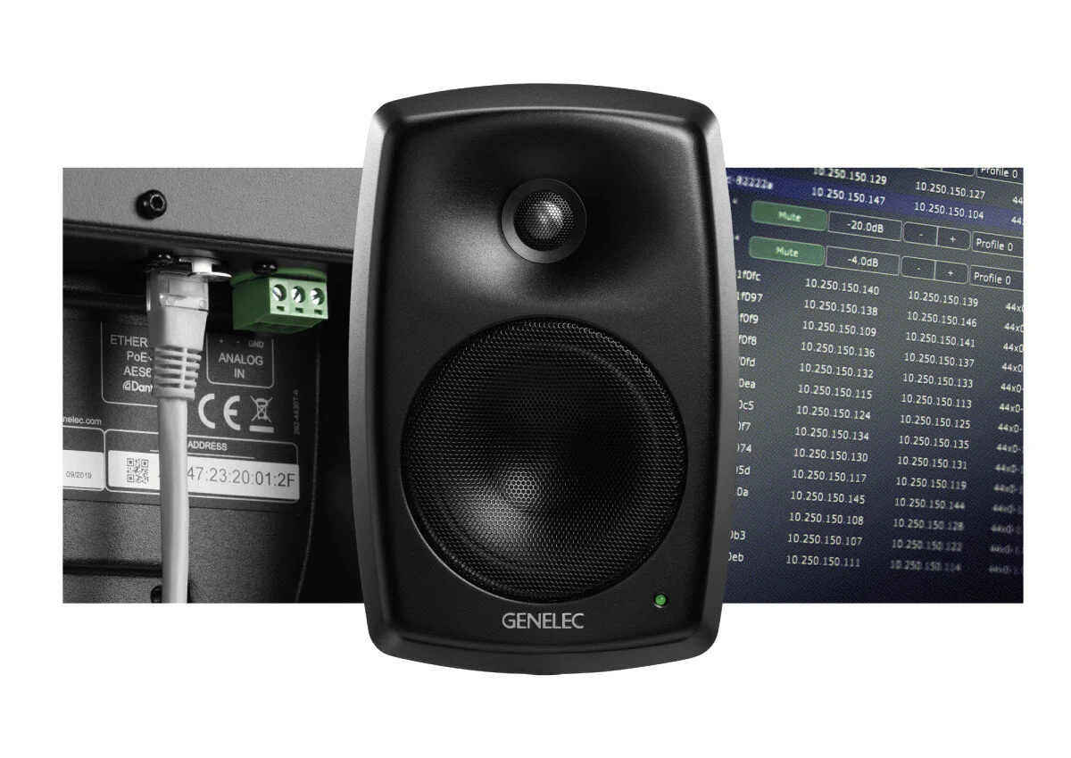 Genelec nu med ljud via nätverk