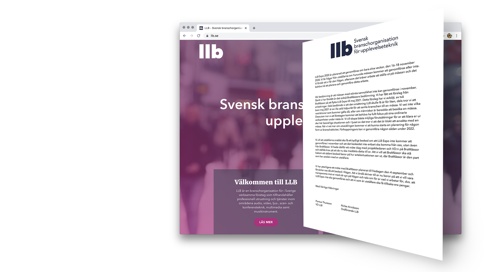LLB Expo blir troligtvis av tidigast 2022