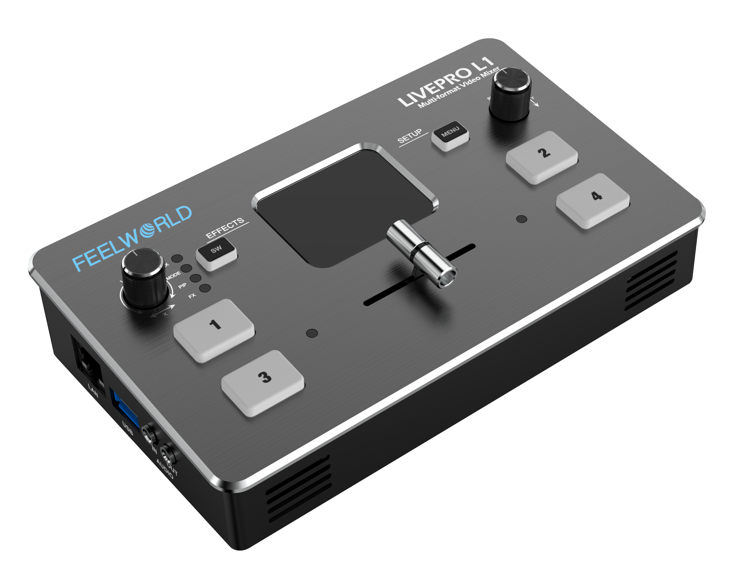 Feelworlds nya Livepro L1 videomixer för livestreaming