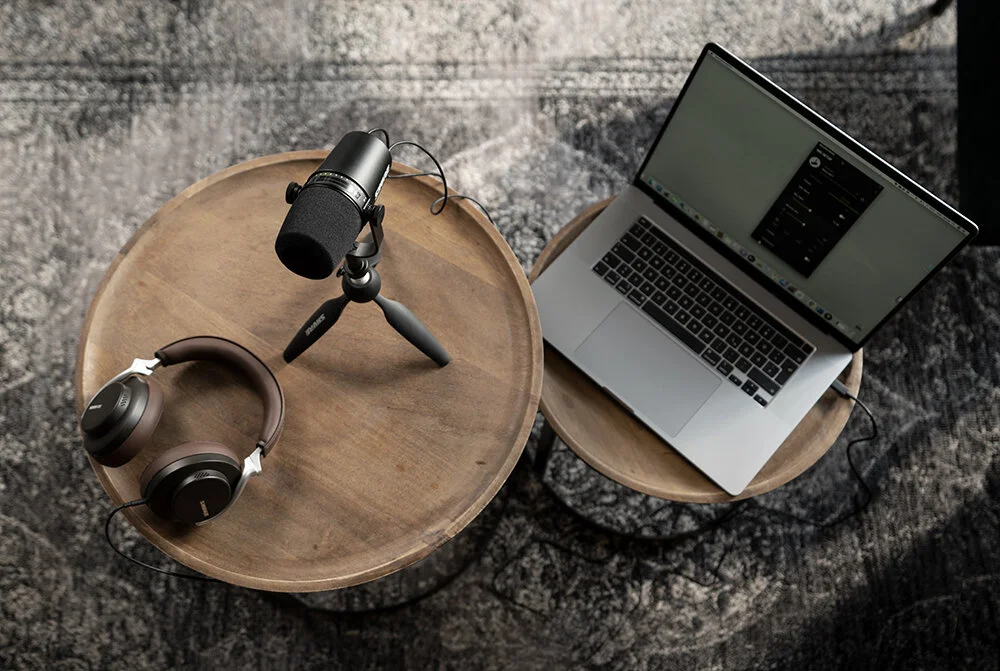 Podcast mikrofon från Shure