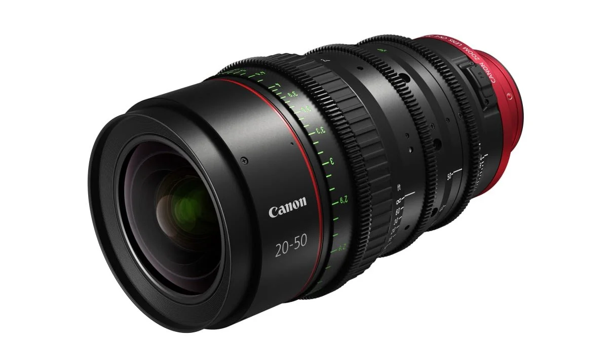 Två Cinema zoomobjektiv från Canon. 