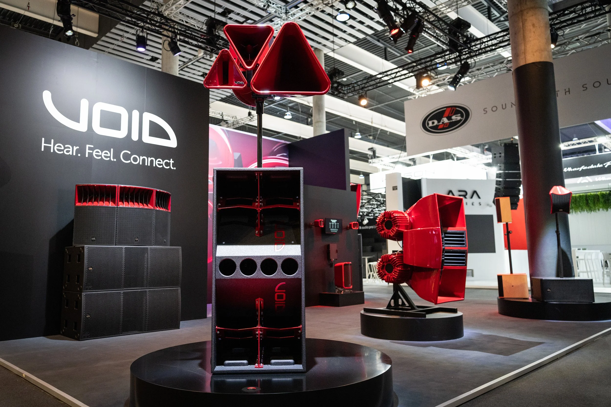 Lanseringar från Void Acoustics presenterades på ISE-mässan