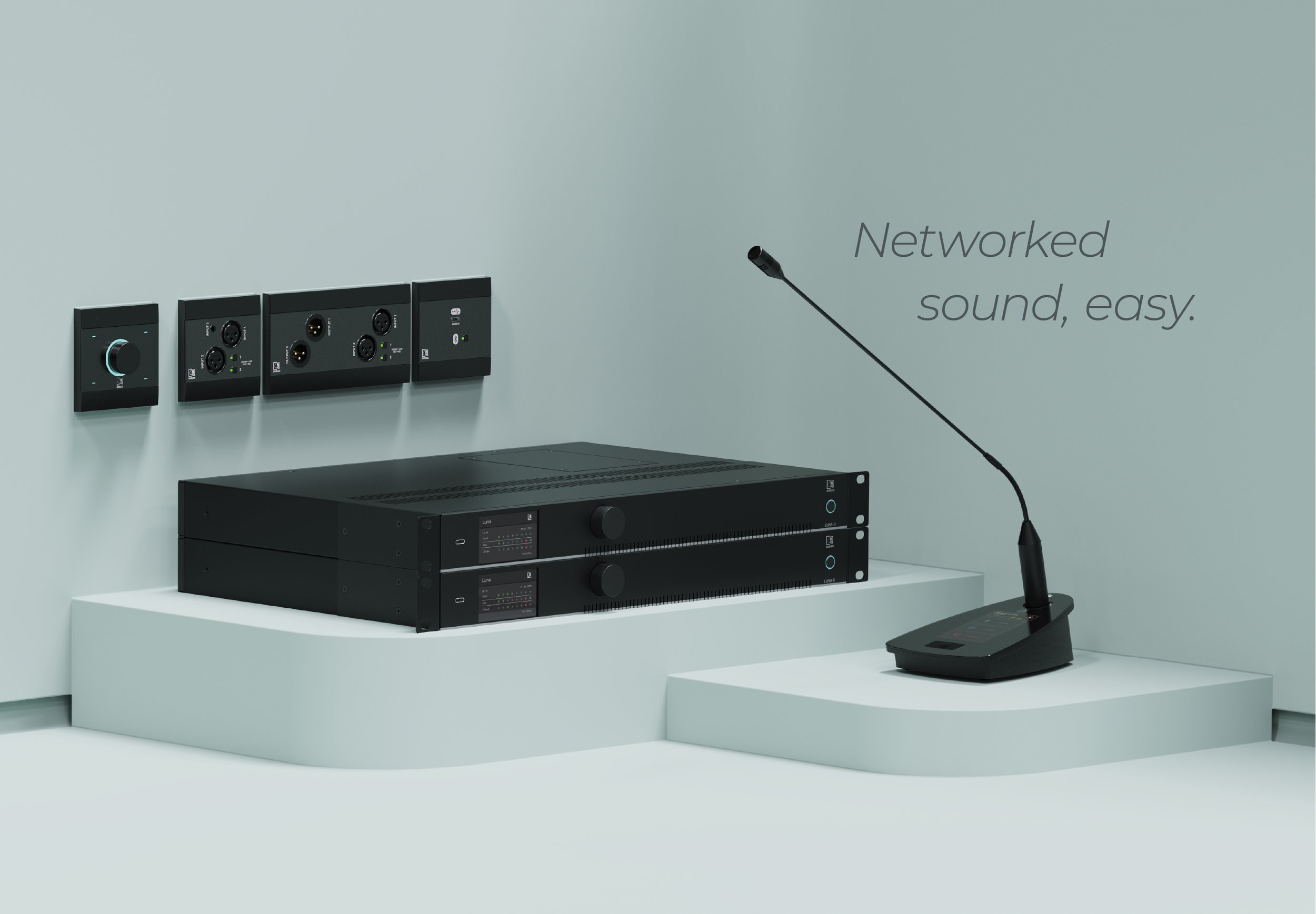 Nya produkter från Audac presenterades på ISE-mässan
