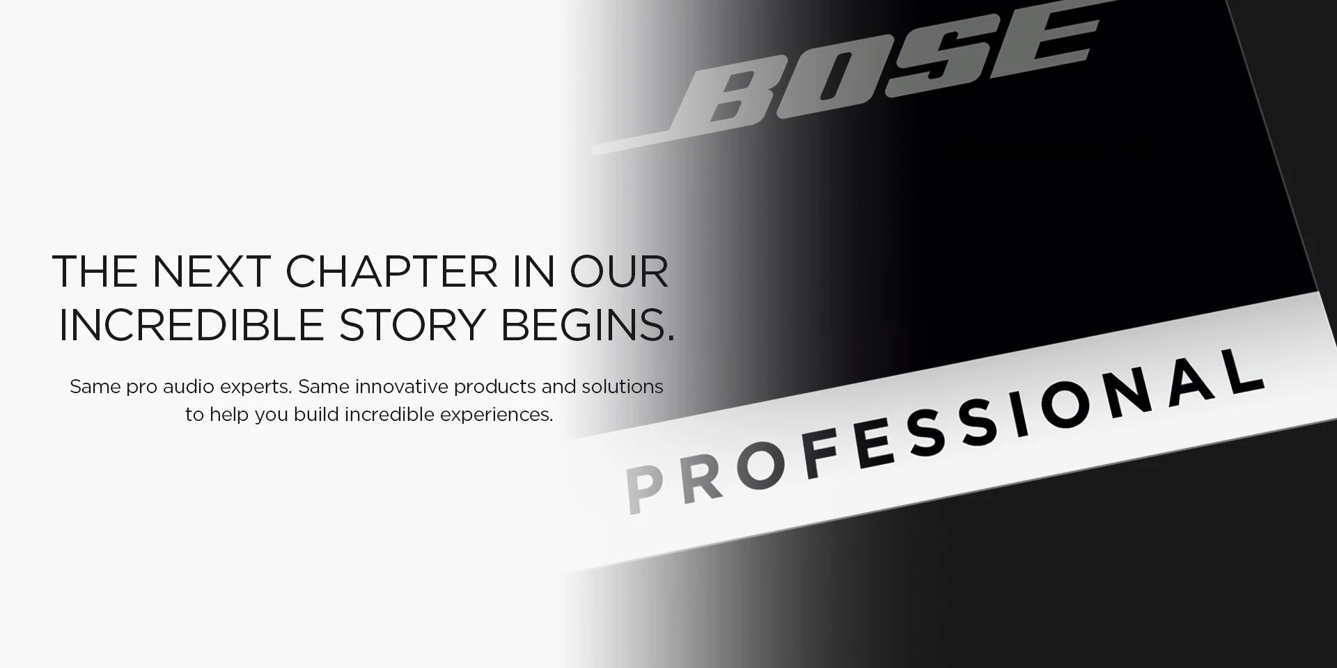 Bose Professional fokuserar på Pro AV marknaden