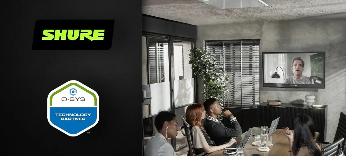 Shure och Q-SYS samarbetar 