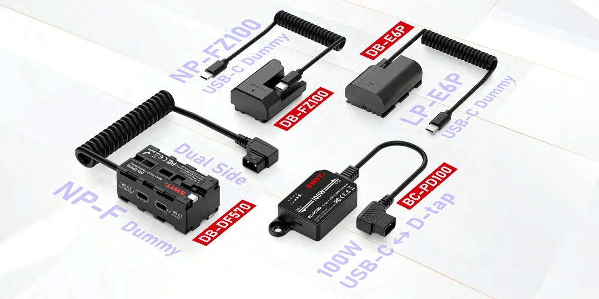 Batteriadapters från Swit