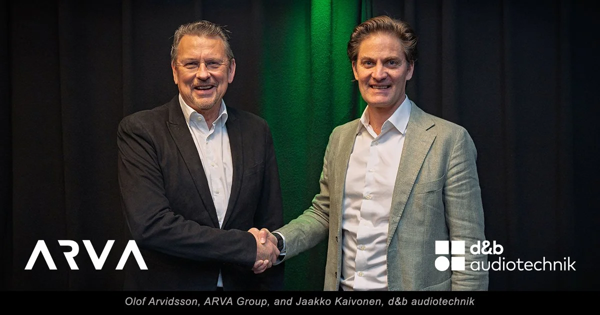 ARVA-gruppen blir en del av d&b audiotechnik