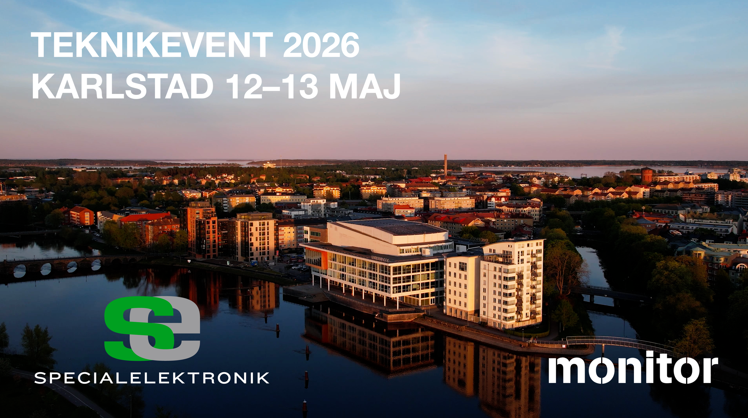 Monitor deltar på Teknikeventet i Karlstad