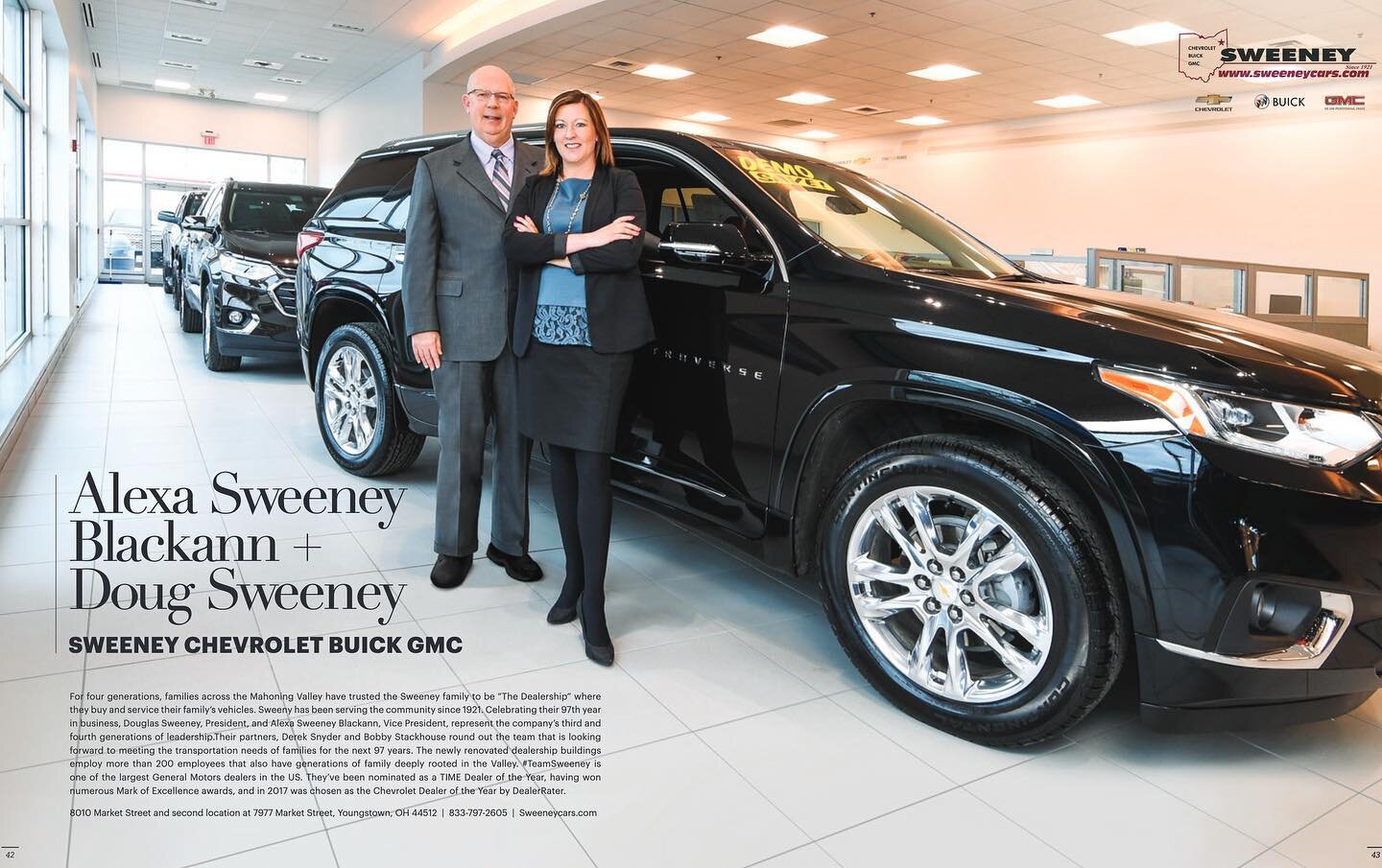 Congrats on 100 years @sweeneycars great to have you part of our ICONS publication! #iconsofyoungstown #teamsweeney #youngstownoh