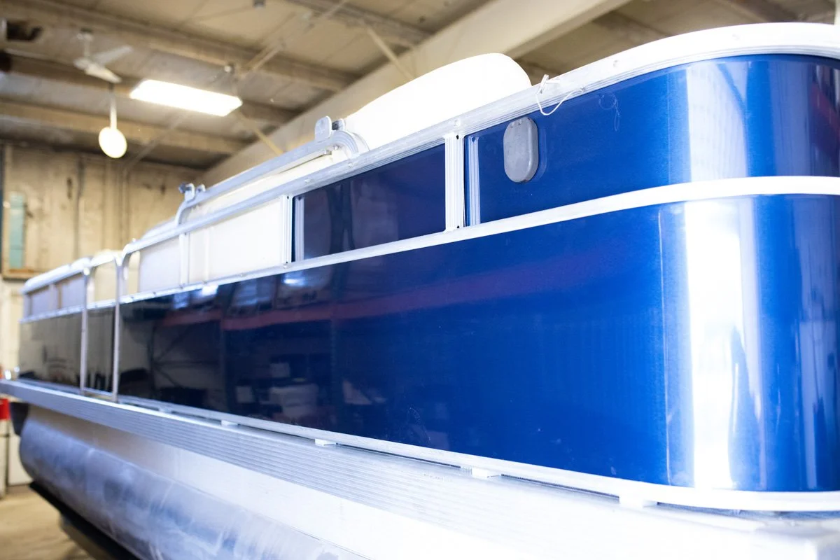 Pontoon Boat Restoration & Renovation Services Seelye Custom Marine