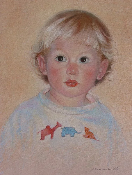Young Child - Pastel Drawing