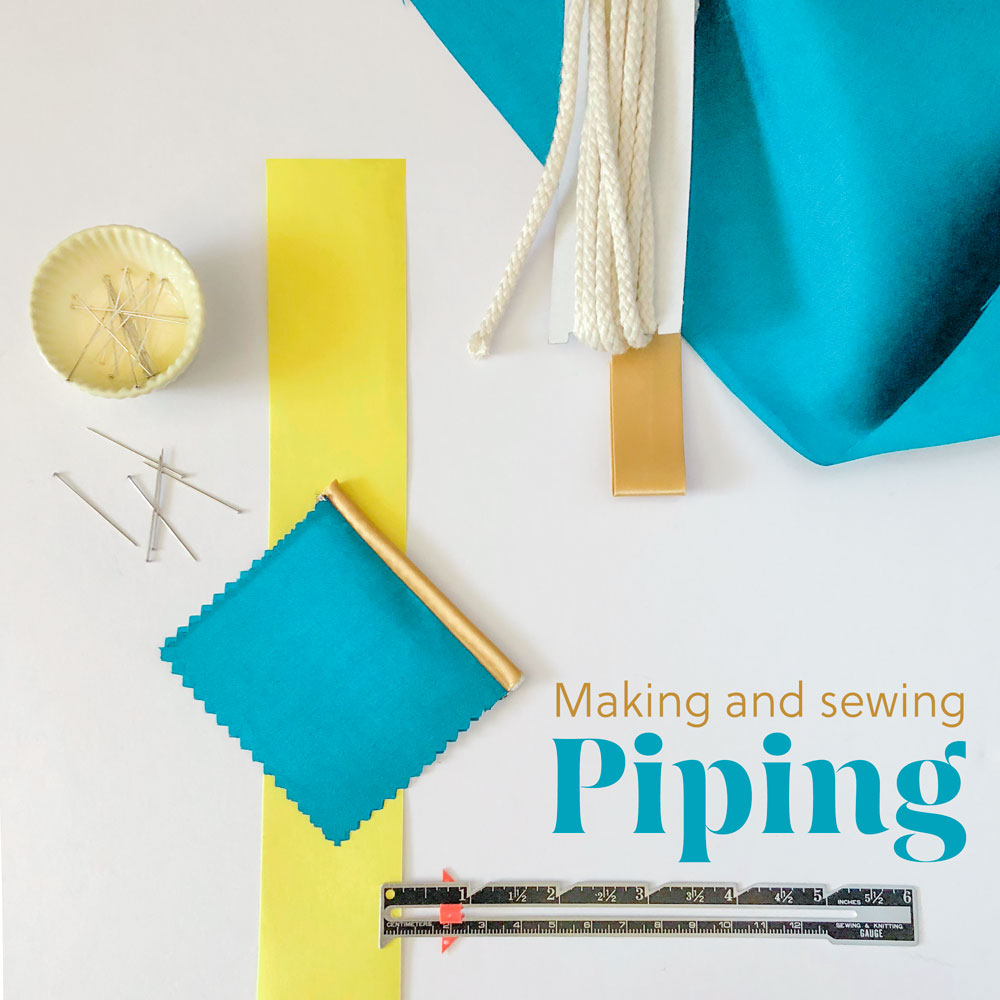 SEWING PIPING, How to Sew Piping in 3 Easy Steps