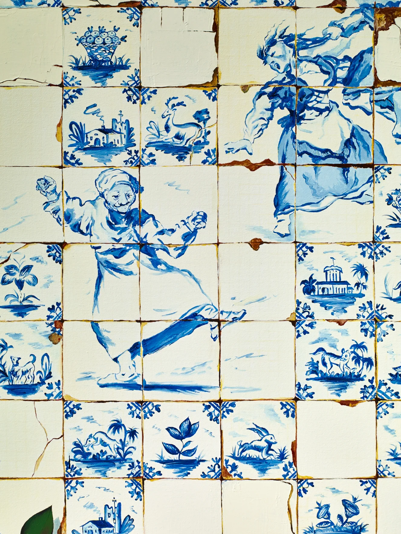 Dancing Walls, Witches' Night, (detail)