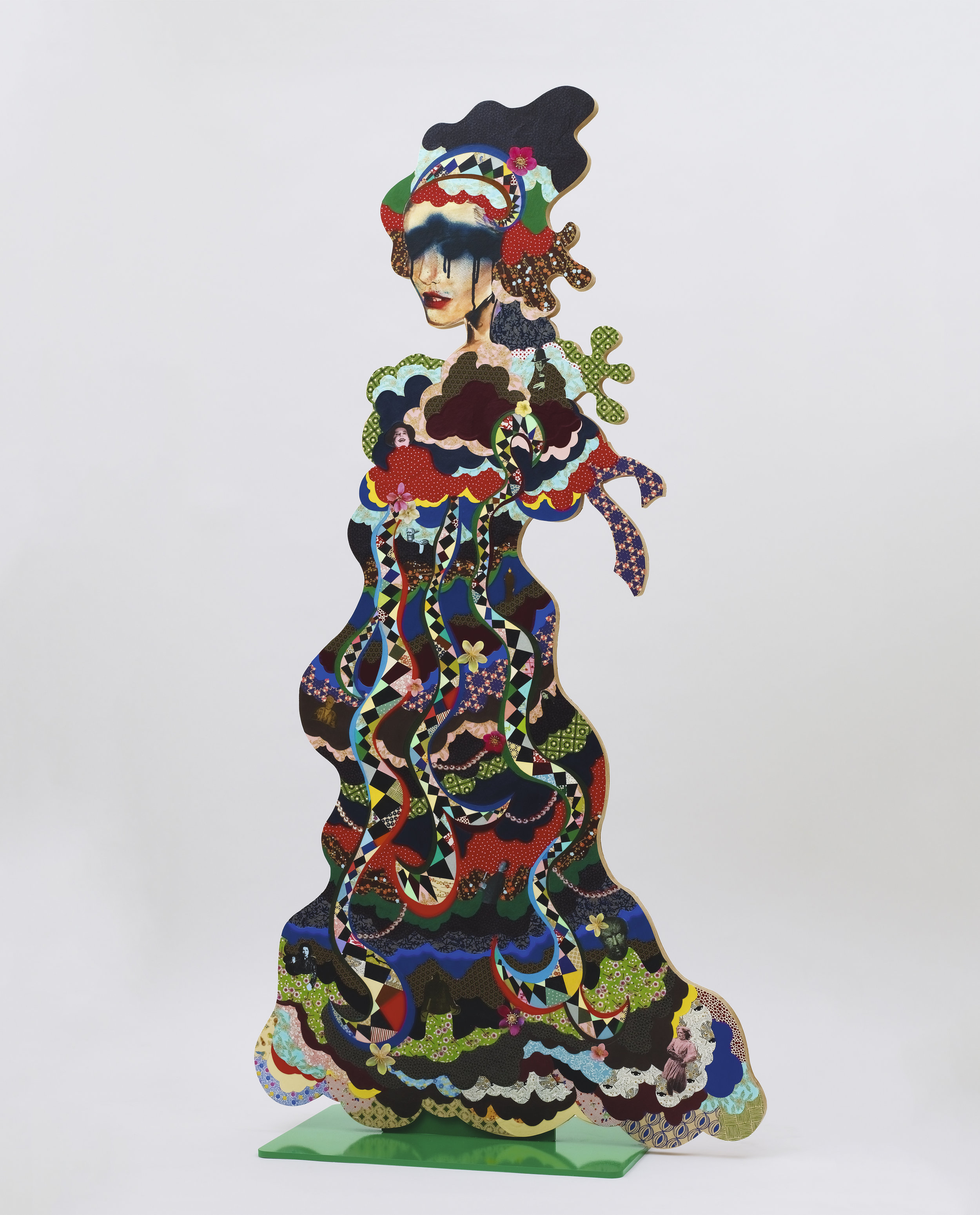 Giant, 2013, Mixed media on plywood, steel base, 171x86x40 cm