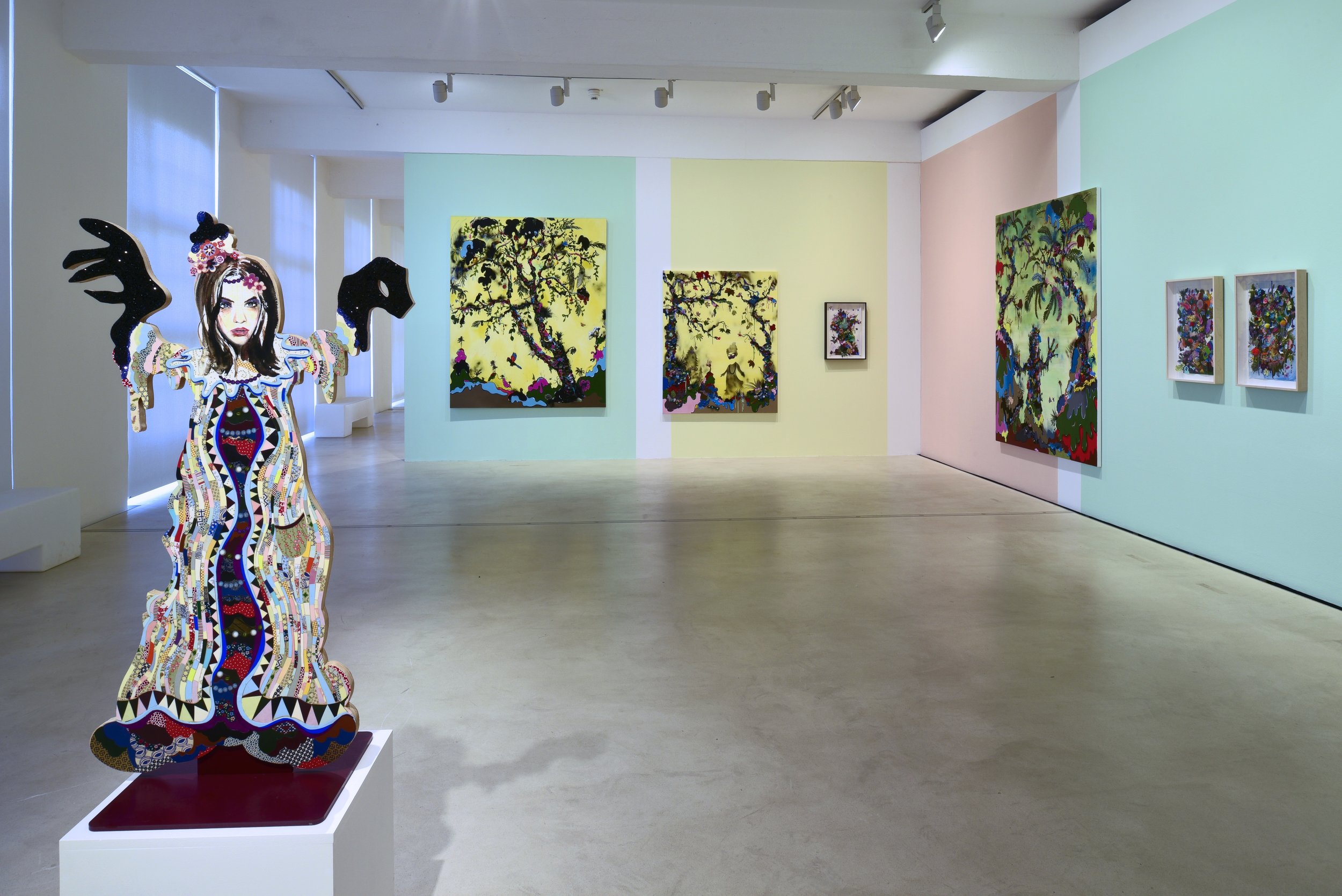  Installation view, "The Garden of Follies", Kunstmuseum Magdeburg 2016. 