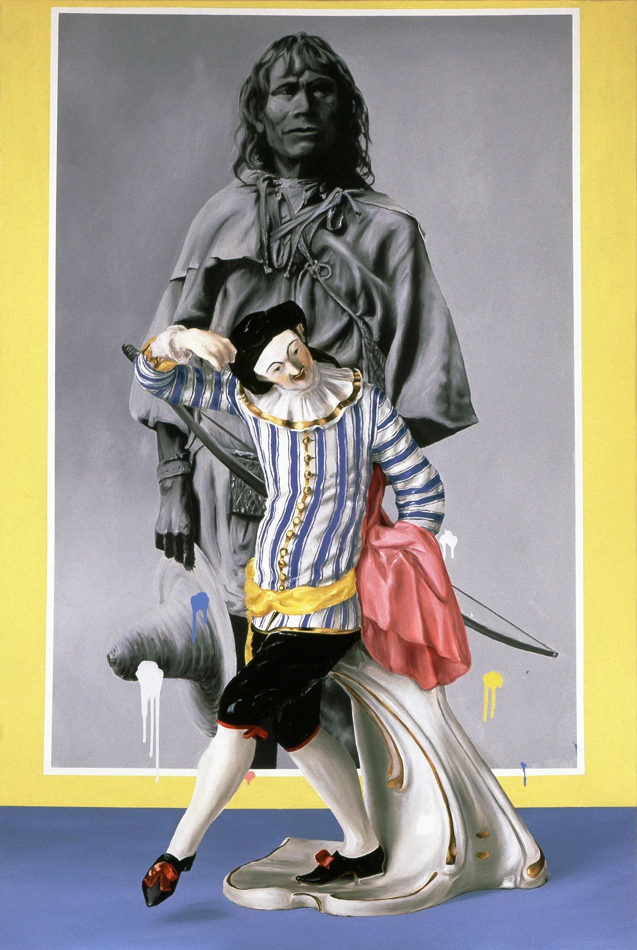  Pour la petite Histoire, 1999,&nbsp;Acrylic on canvas,&nbsp;192x130cm   