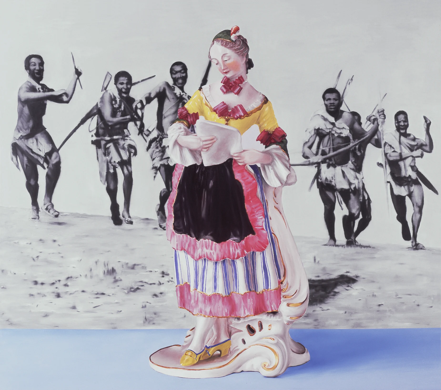  The West and the Rest, 1999,&nbsp;Oil on canvas,&nbsp;183x208 cm   