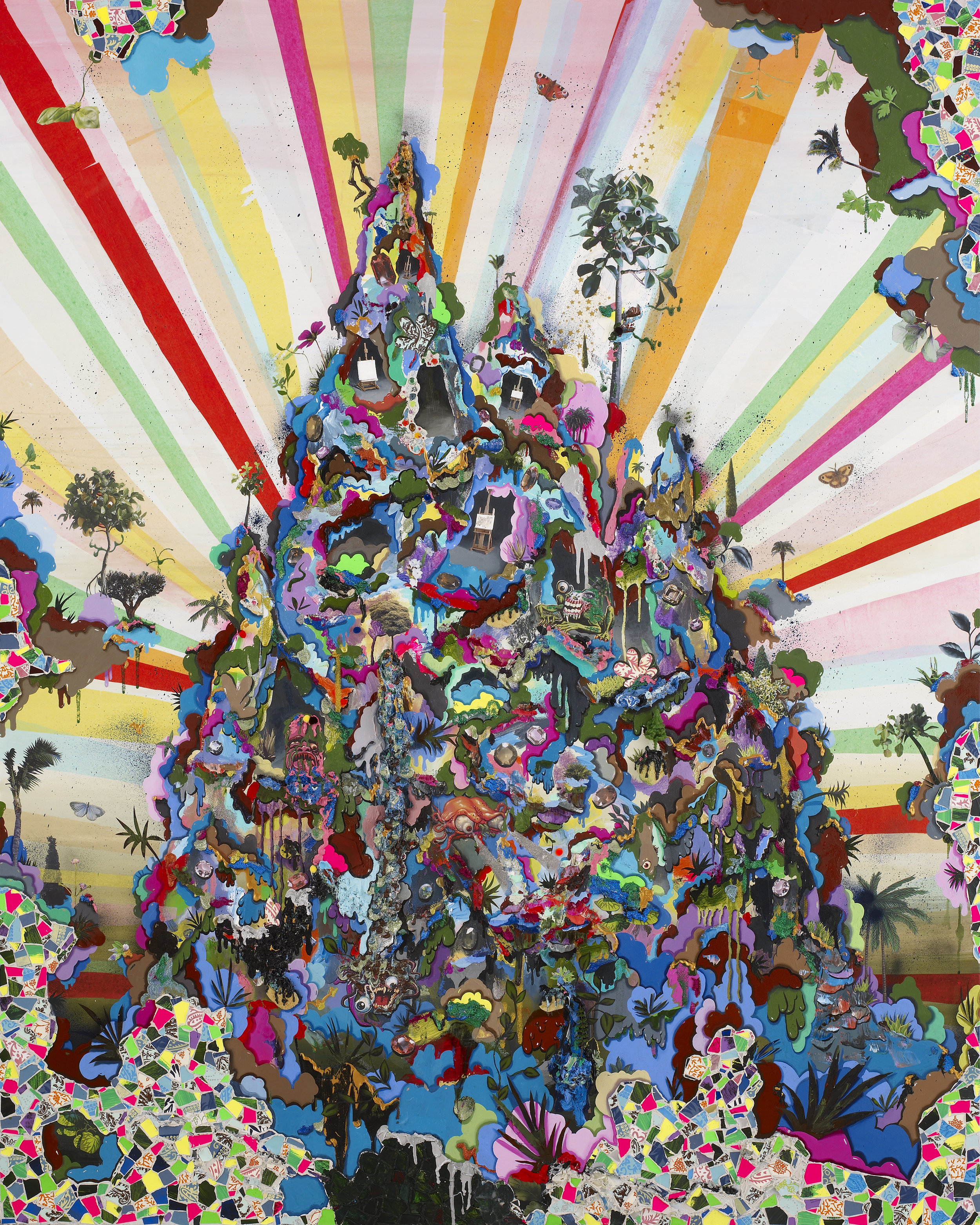 Guardians of the Secret, 2011, Mixed media on canvas, 200x160 cm