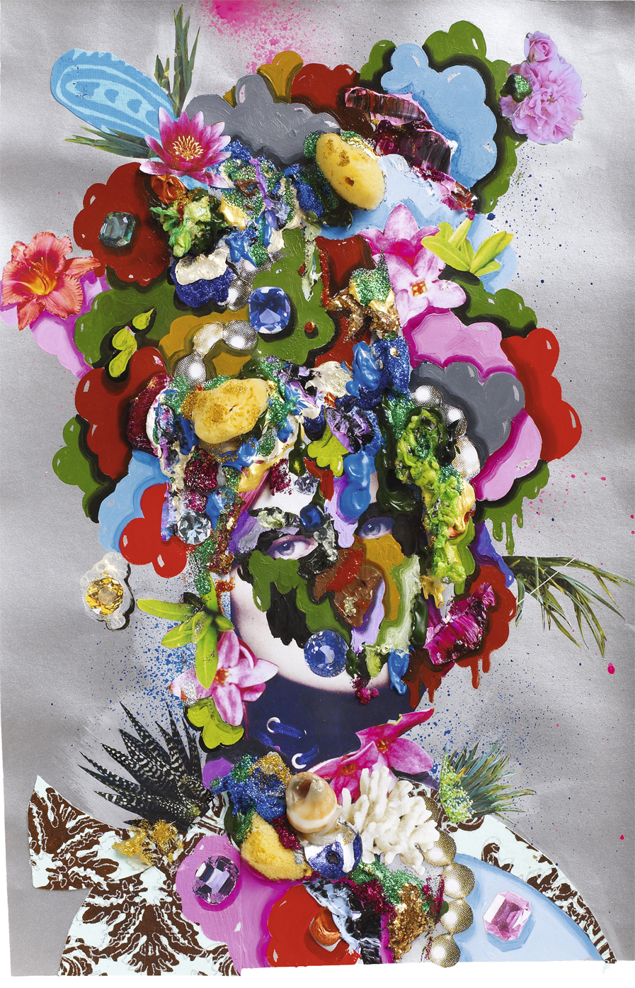 In My Mind's Eye, 2011, Mixed media on paper, archival frame, 47x34x3 cm
