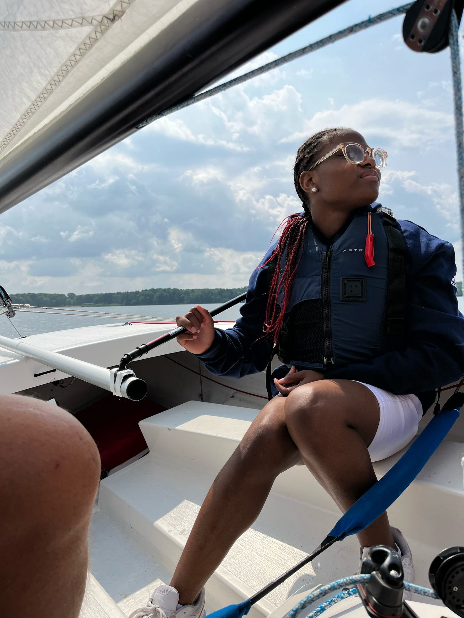  Kennedy learning how to sail 