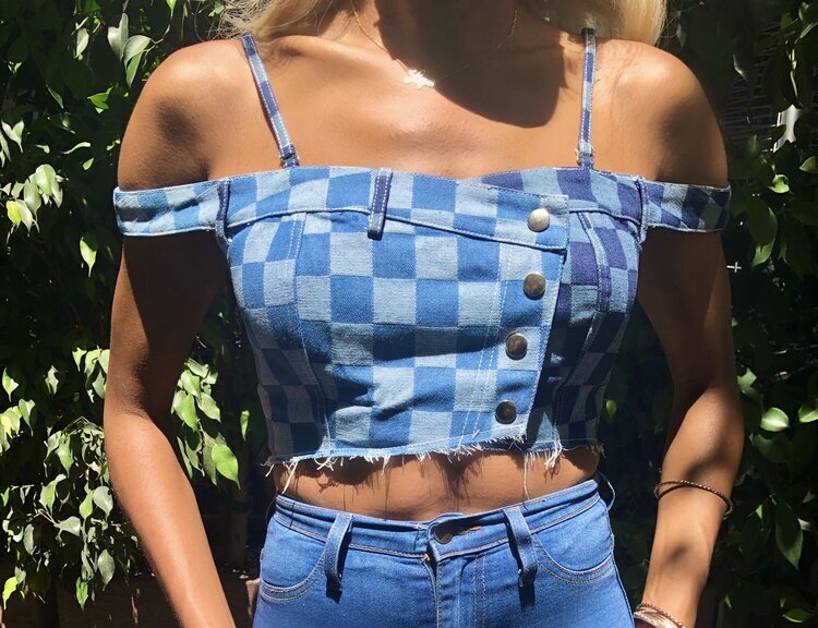 Angel Denim Top