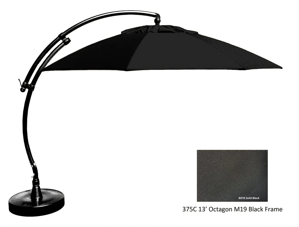 13 Curve Umbrella Cantilever Patio Umbrella Sun Garden Usa Cantilever Umbrella