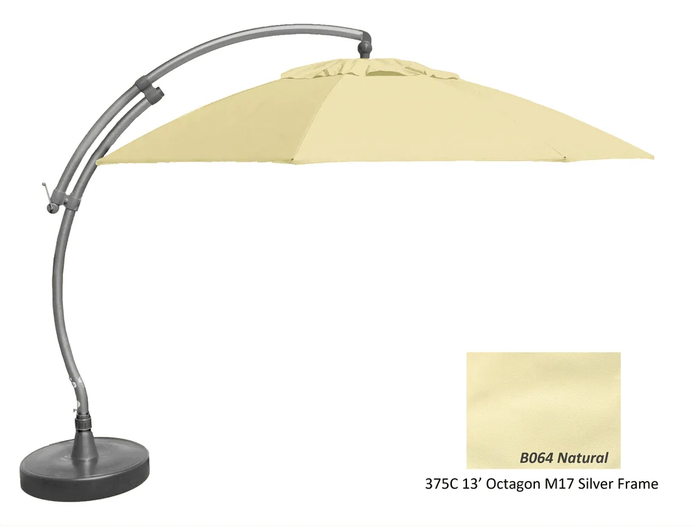 13 Curve Umbrella Cantilever Patio Umbrella Sun Garden Usa Cantilever Umbrella