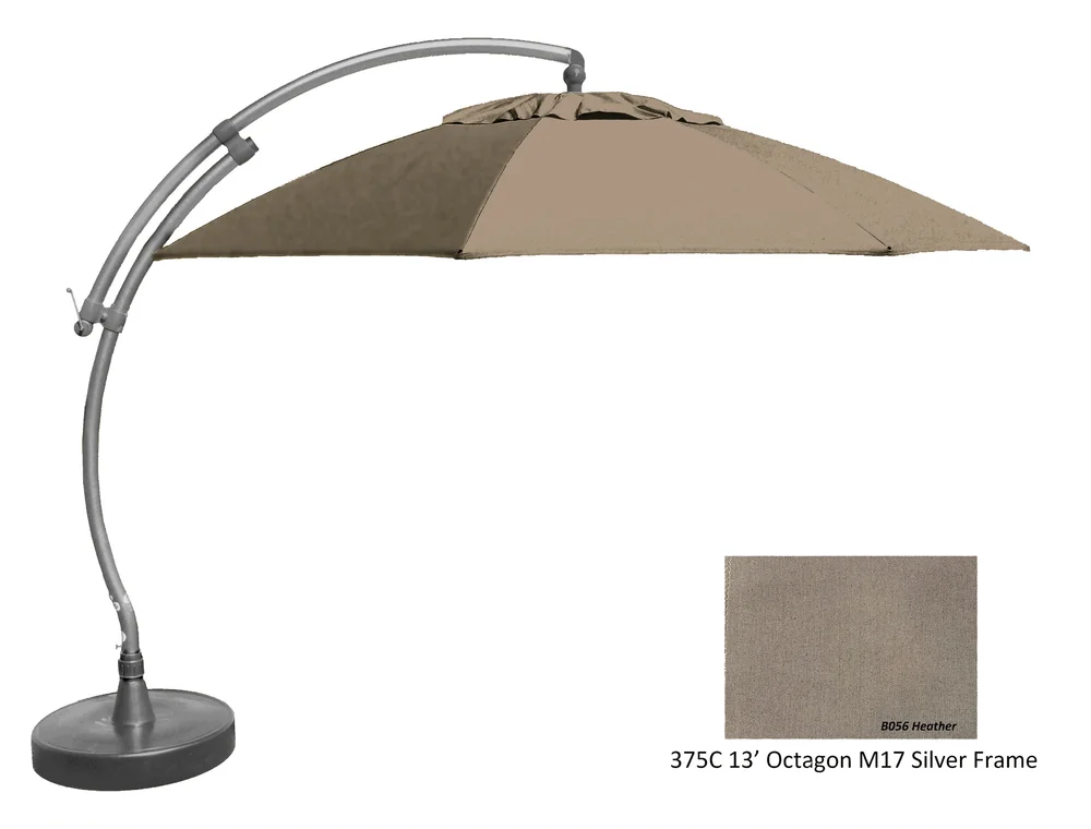 13 Curve Umbrella Cantilever Patio Umbrella Sun Garden Usa Cantilever Umbrella