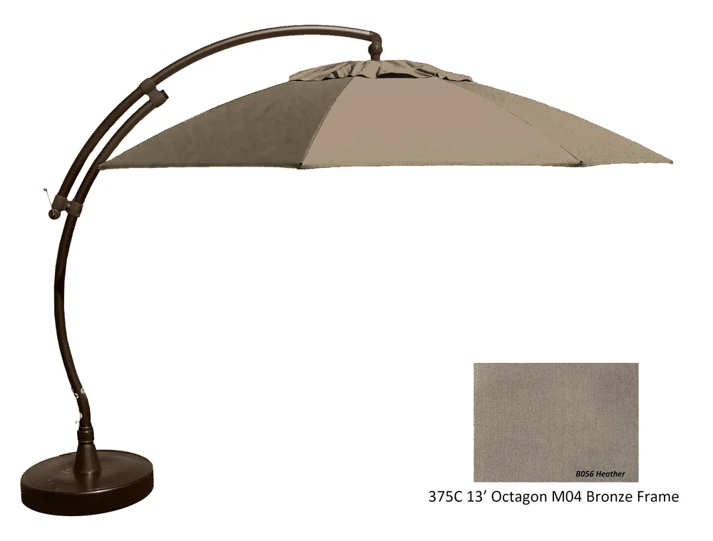 13 Curve Umbrella Cantilever Patio Umbrella Sun Garden Usa Cantilever Umbrella
