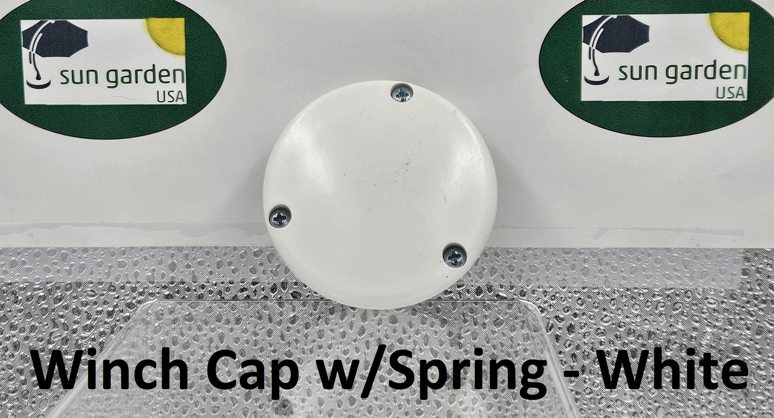 Spring Close Cap Sun Garden Umbrellas Winch Cap w/Brake Spring - C4 — SUN GARDEN USA ...