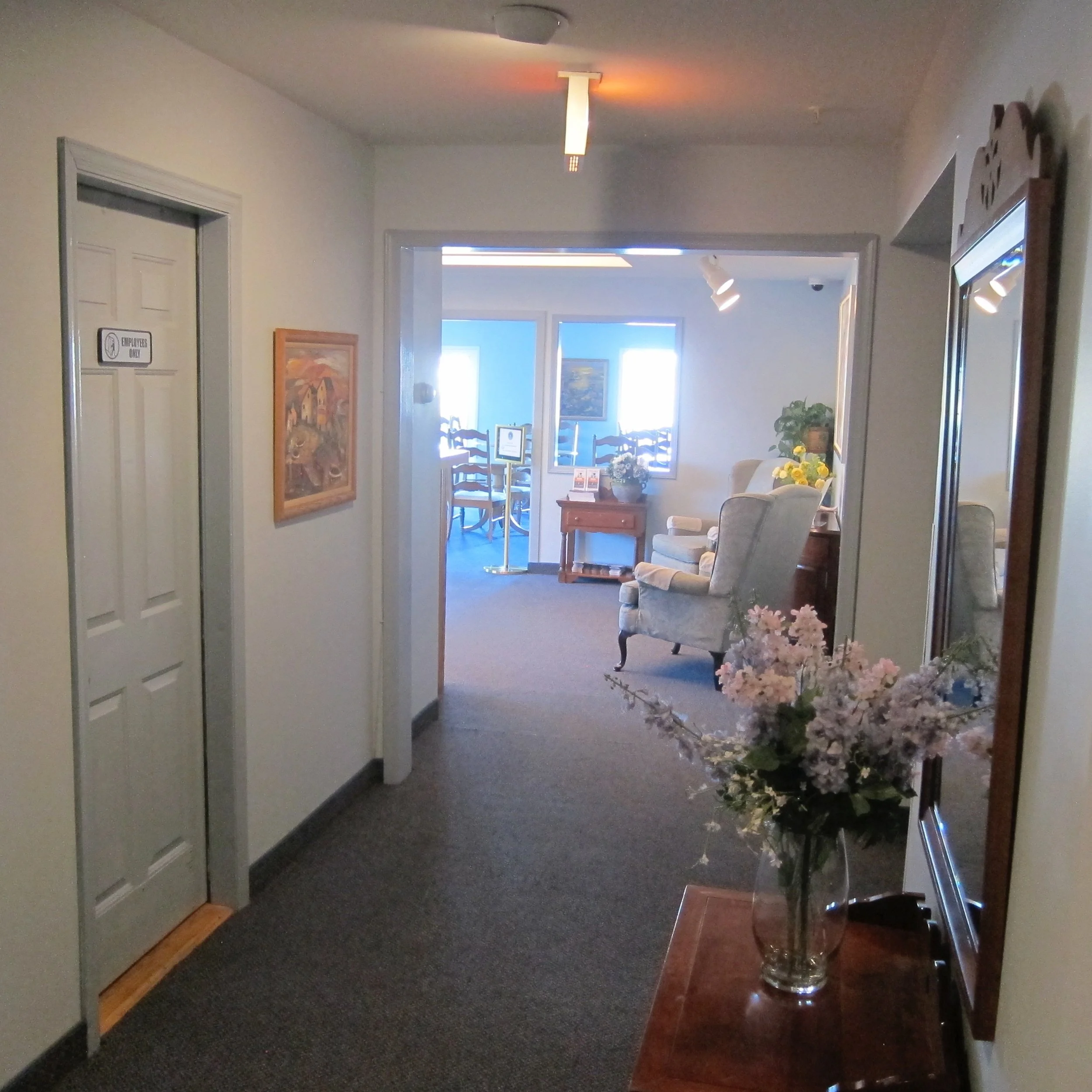 Corridor & Reception Area