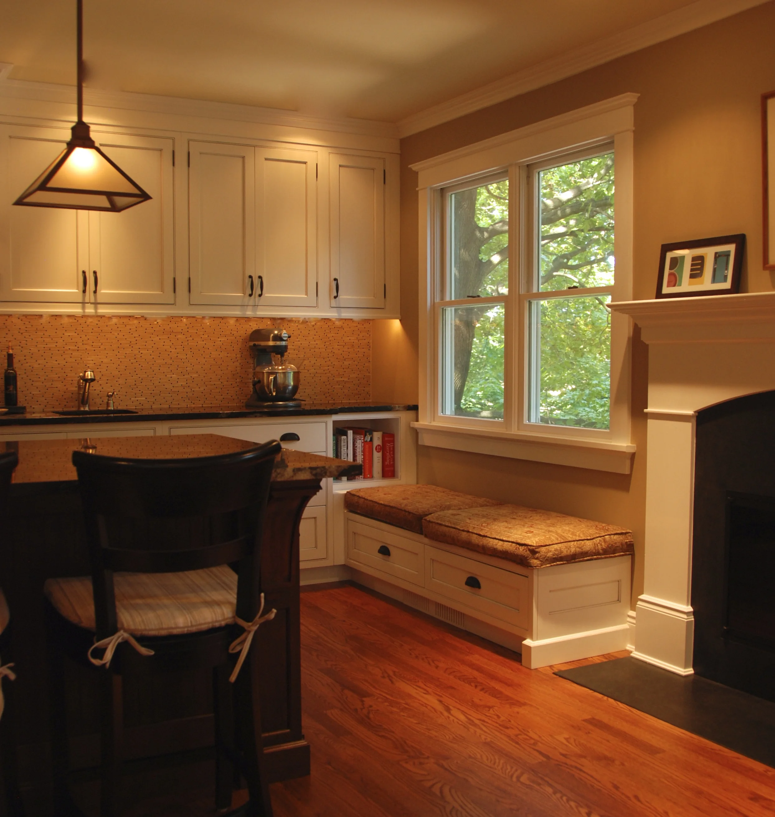 Window Seat in Kitchen