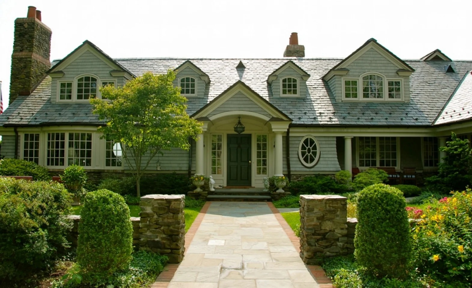 Front Facade & Entry Portico