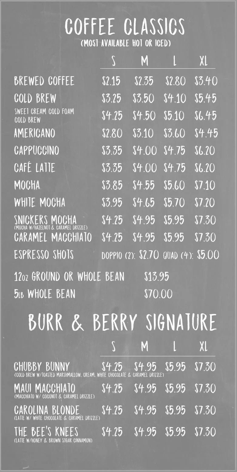 Burr & Berry Coffee