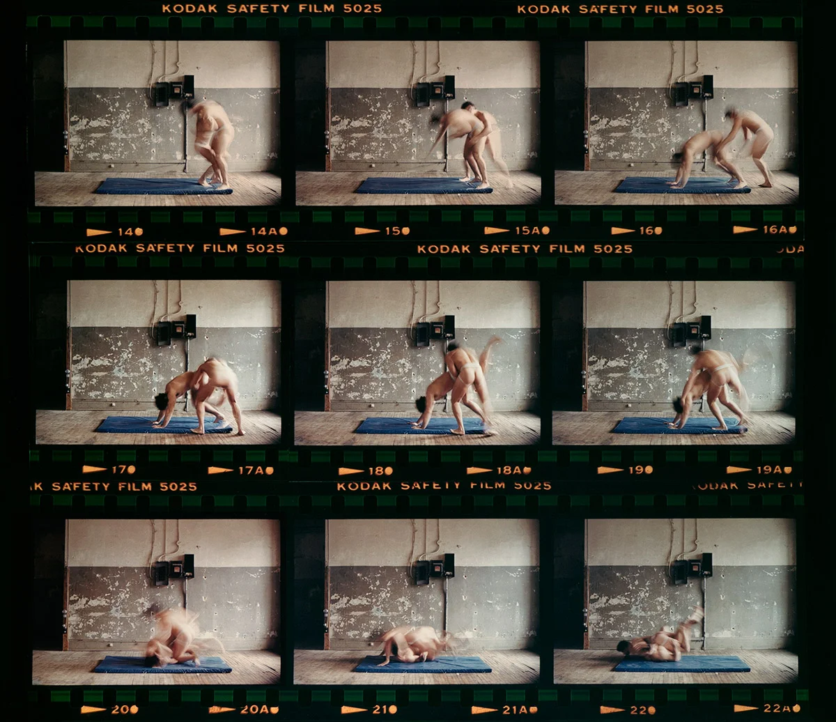  After Bacon/Muybridge: Coupled Figures/ Duck Under, Step Over, to a Turk Ride       