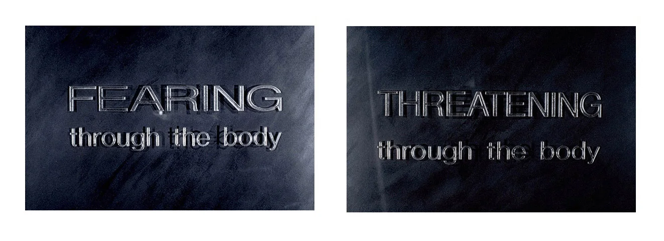  Threatening Through the Body Fearing Through the Body [detail]    