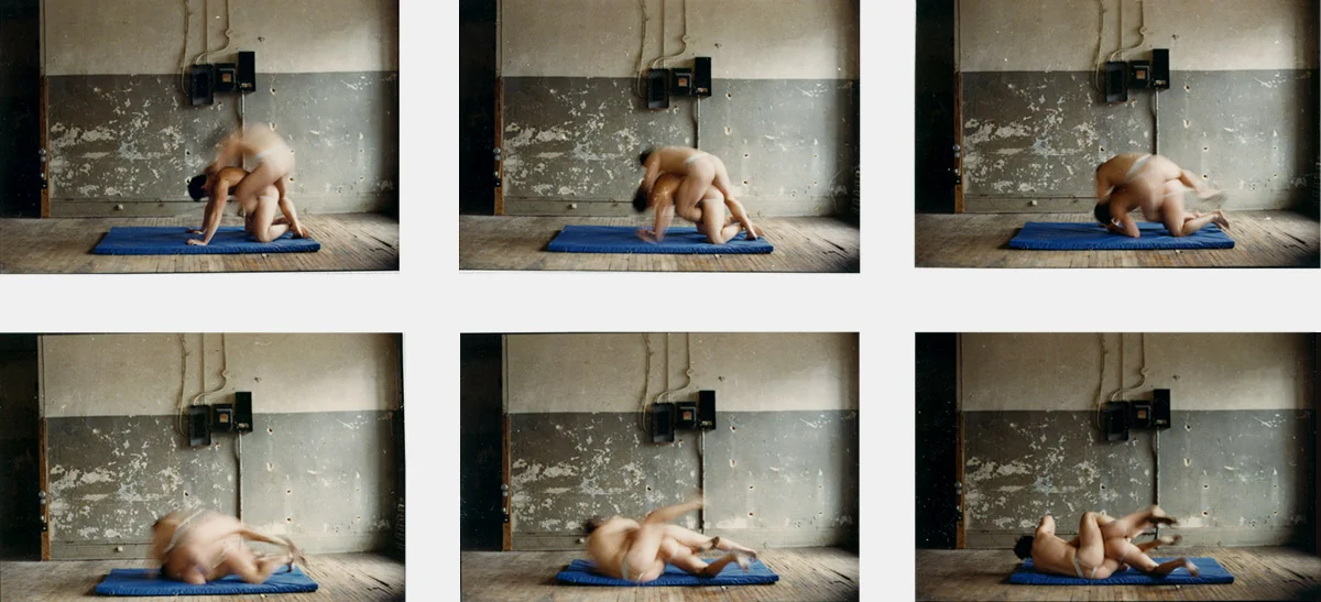  After Bacon/Muybridge: Coupled Figures/Russian Half Nelson and Leg Sissors       