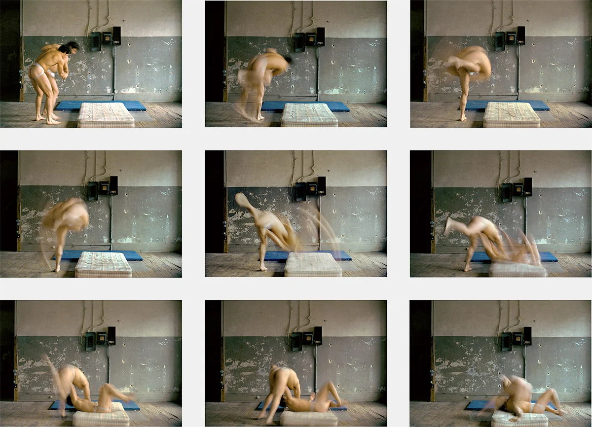  After Bacon/Muybridge: Coupled Figures/ Whizzer Leg Toss       