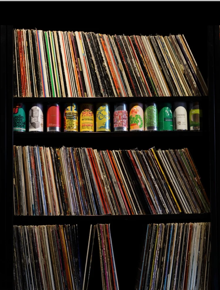 Bierwax vinyl record bar with craft beer and 5000-record collection — Prospect Heights Brooklyn listening bar since 2017