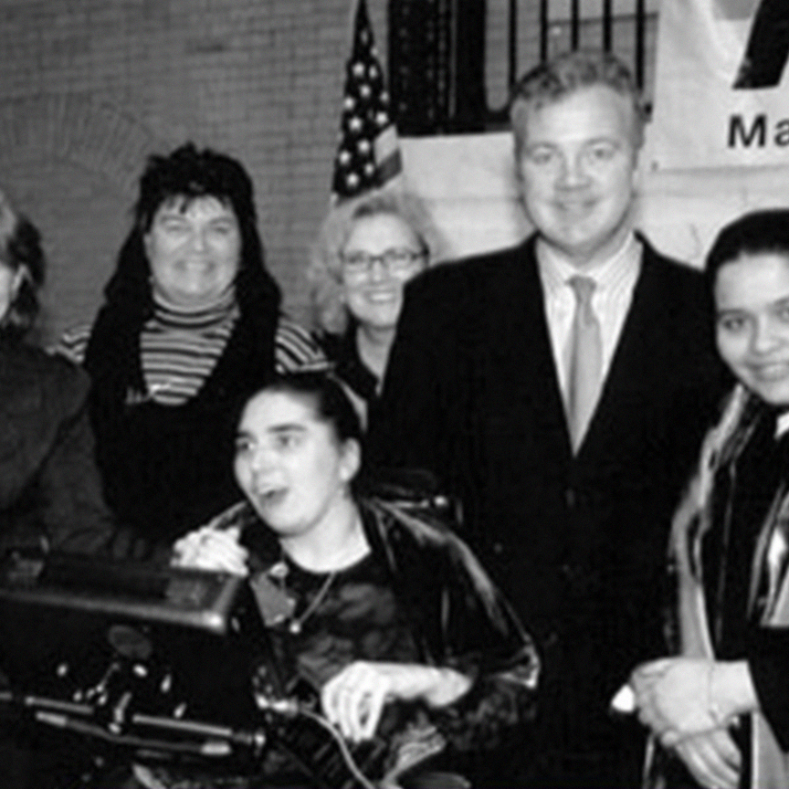 Distinguished Citizens’ Award, ARC Massachusetts, 2002 At the ceremony, Jessica donated one of her pieces to The Arc of Bristol County.