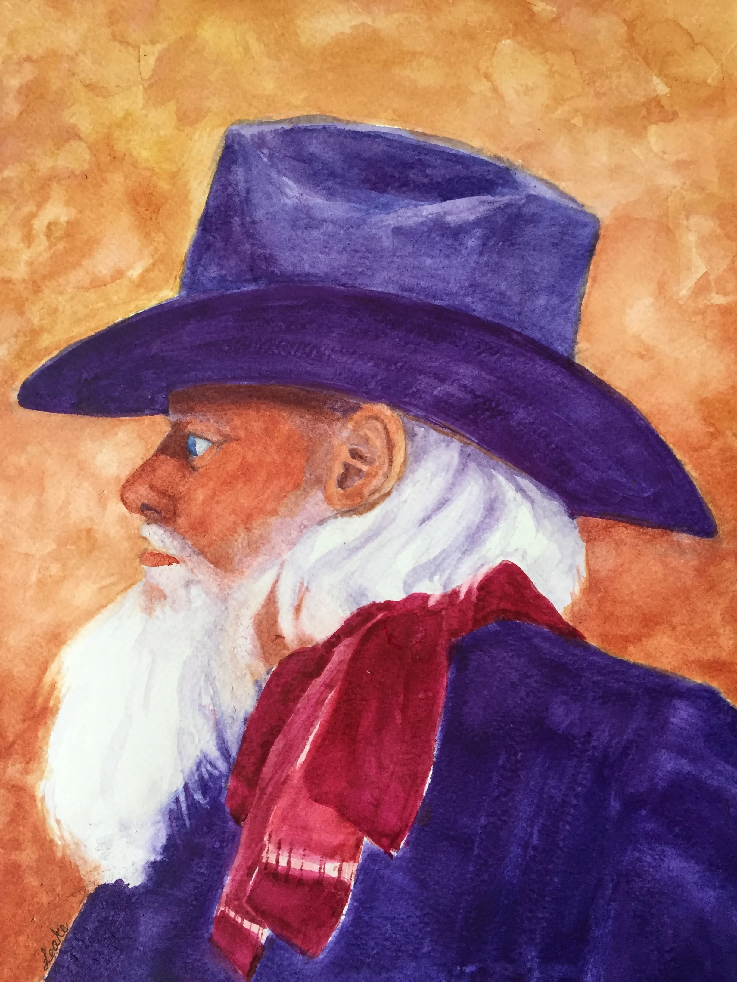 Grandfather With Blue Eyes