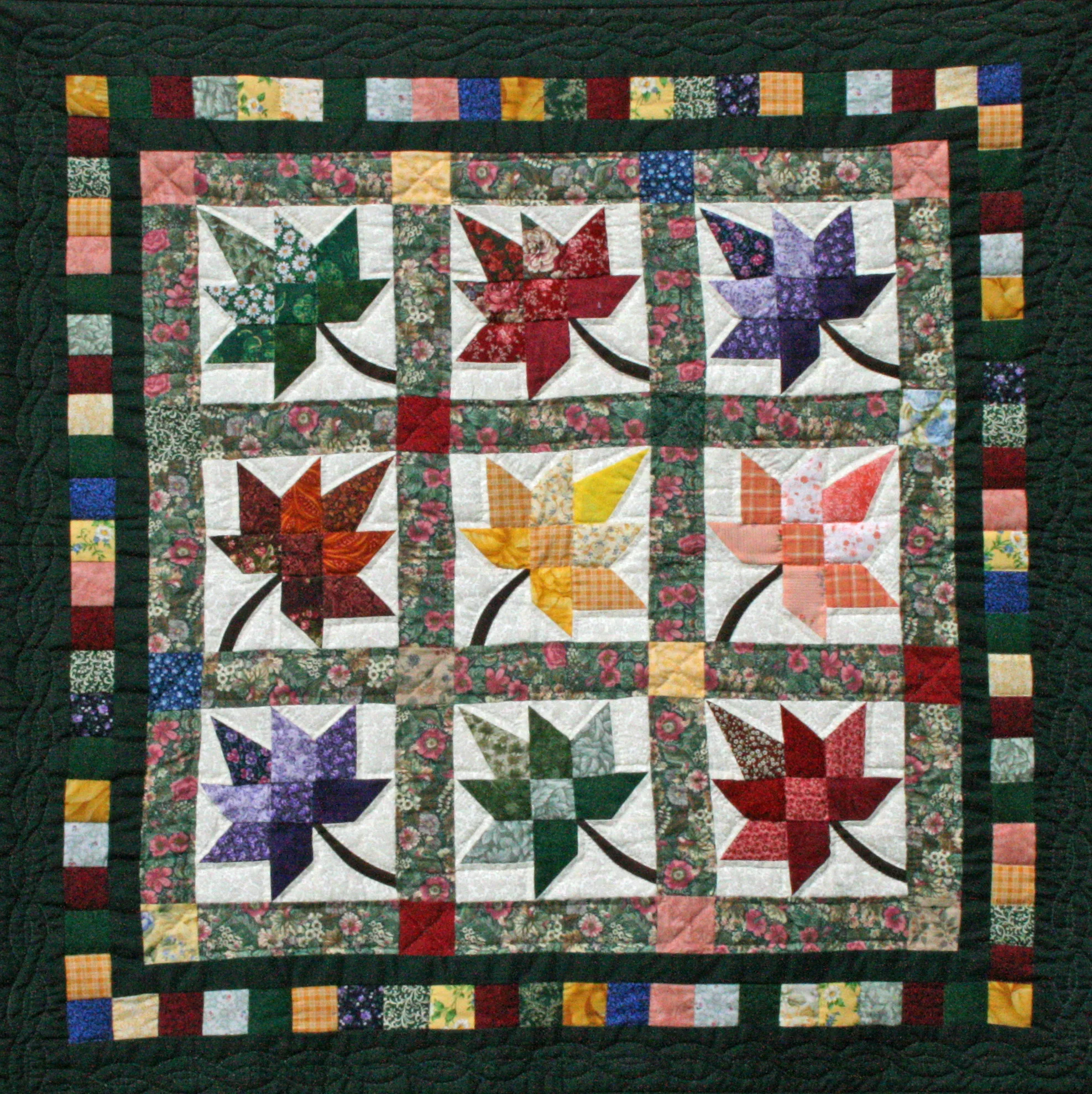 Quilt Exhibit Goodbye @ Cook Memorial Library