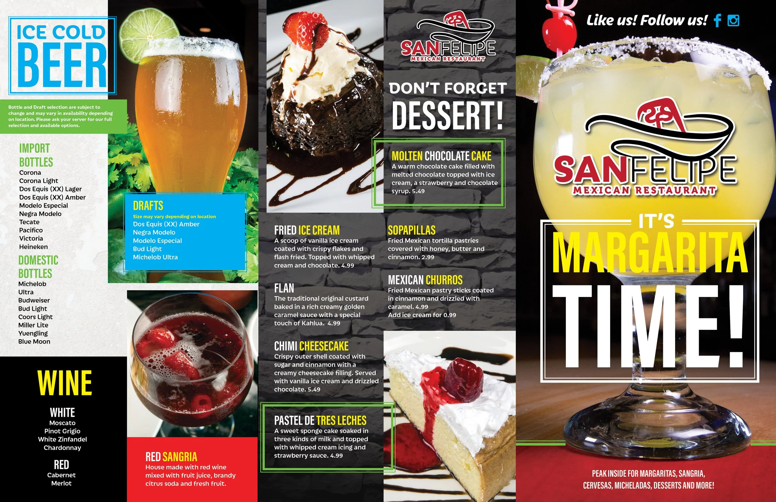 Drinks — San Felipe Mexican Restaurant