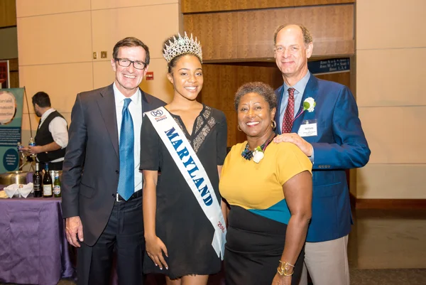 Pictured: Bruce McNamer, Terese Taylor, Desiree Griffin-Moore, Bill Shipp