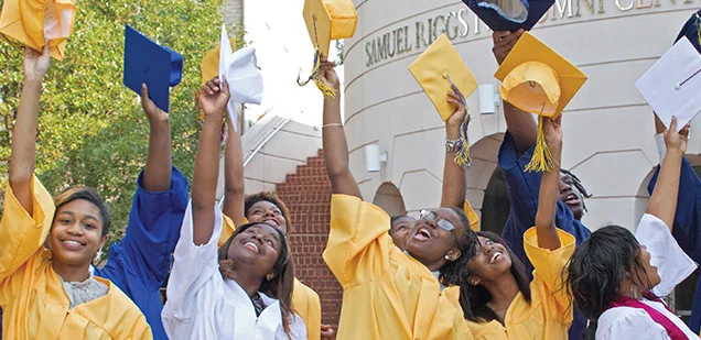 Read how FGCB provides pathways through high school into college for low- to moderate-income, at-risk, and/or underrepresented youth attending Prince George’s County Public Schools.