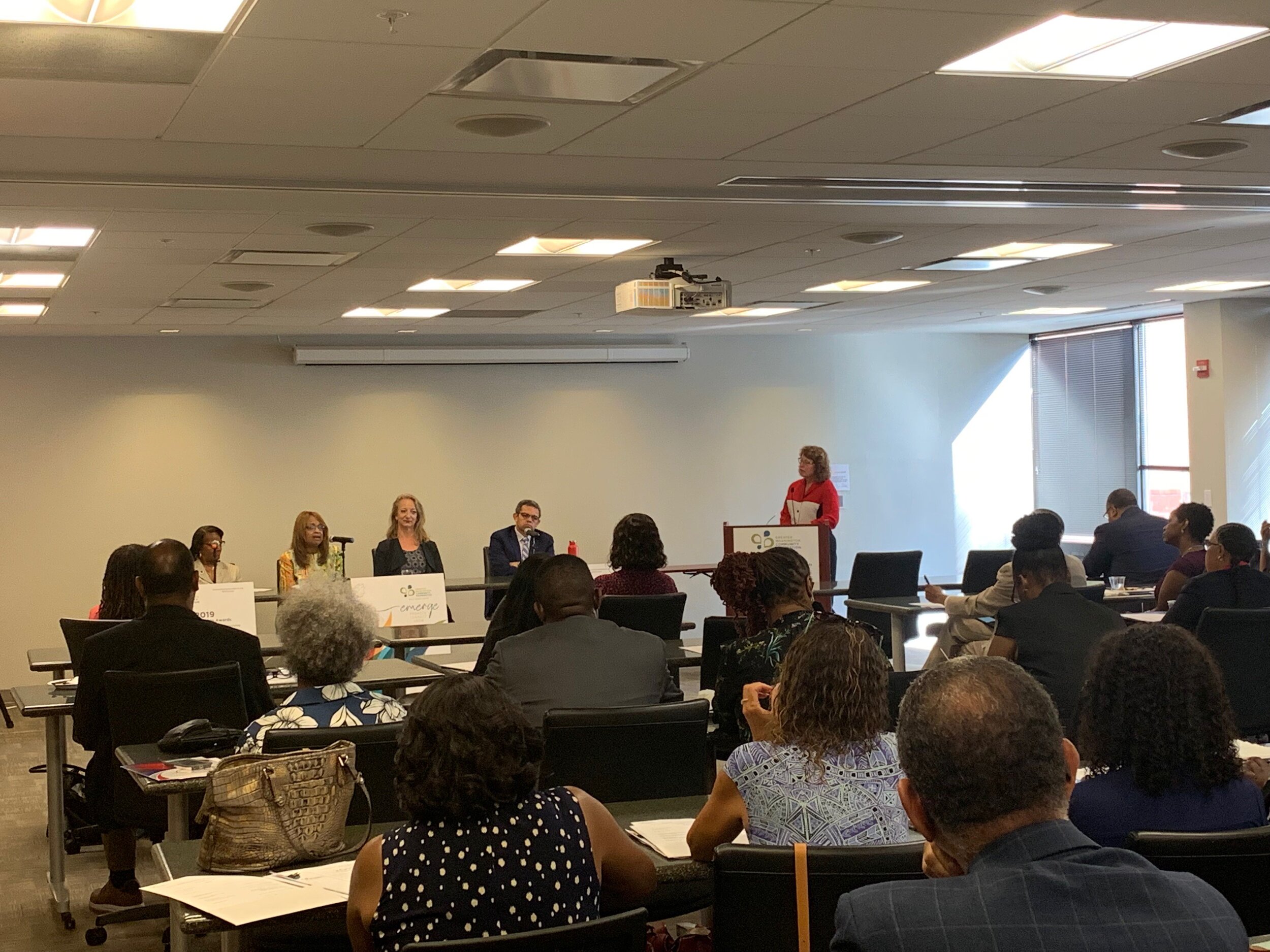 Sixty nonprofit leaders attended a Networking Breakfast to learn about best practices from the nominees for Nonprofit Leader of the Year.