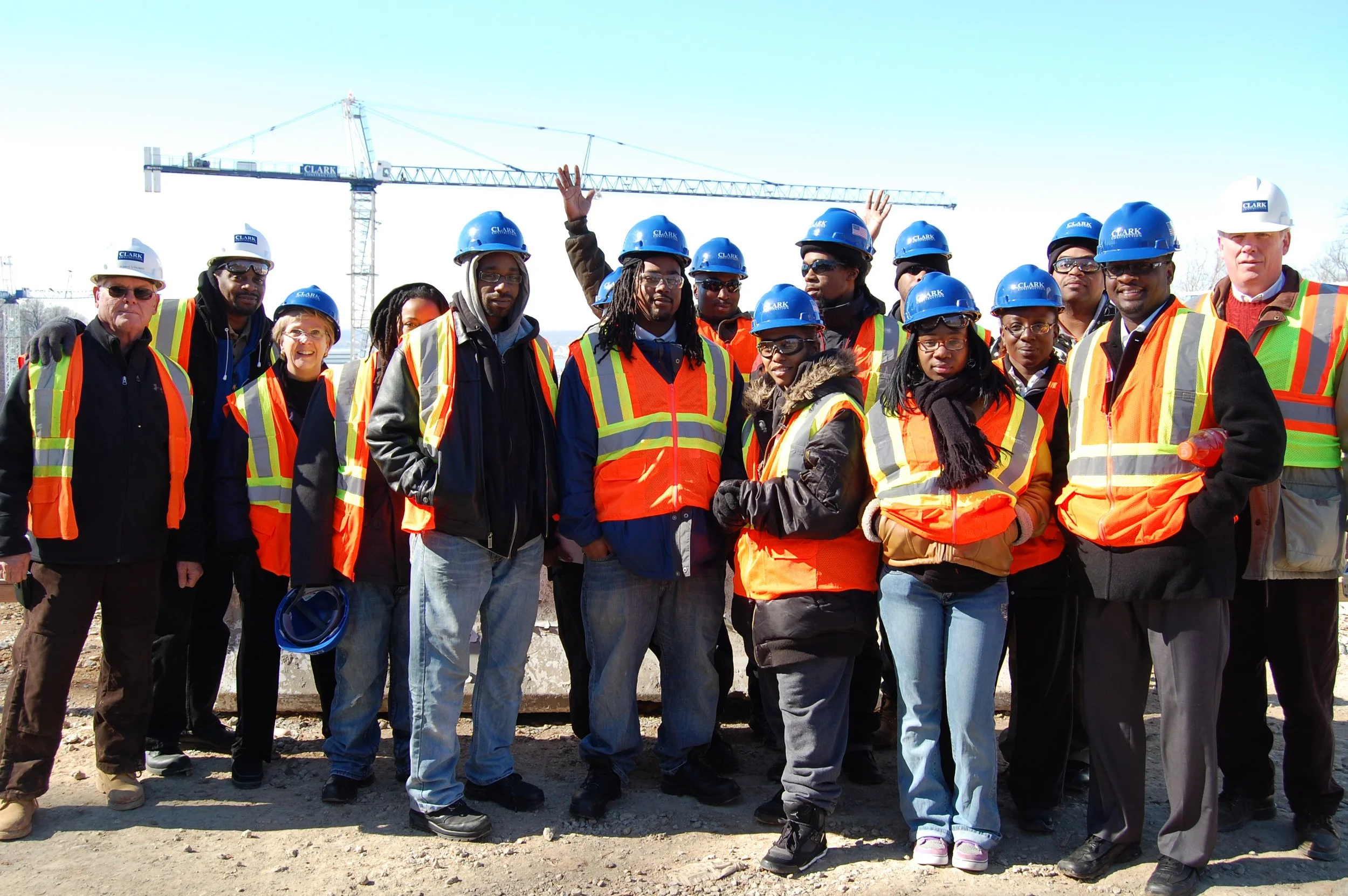 Class 8 visit to Clark Construction.JPG